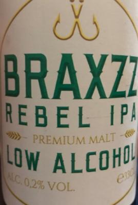 Logo van bier Braxzz Rebel IPA
